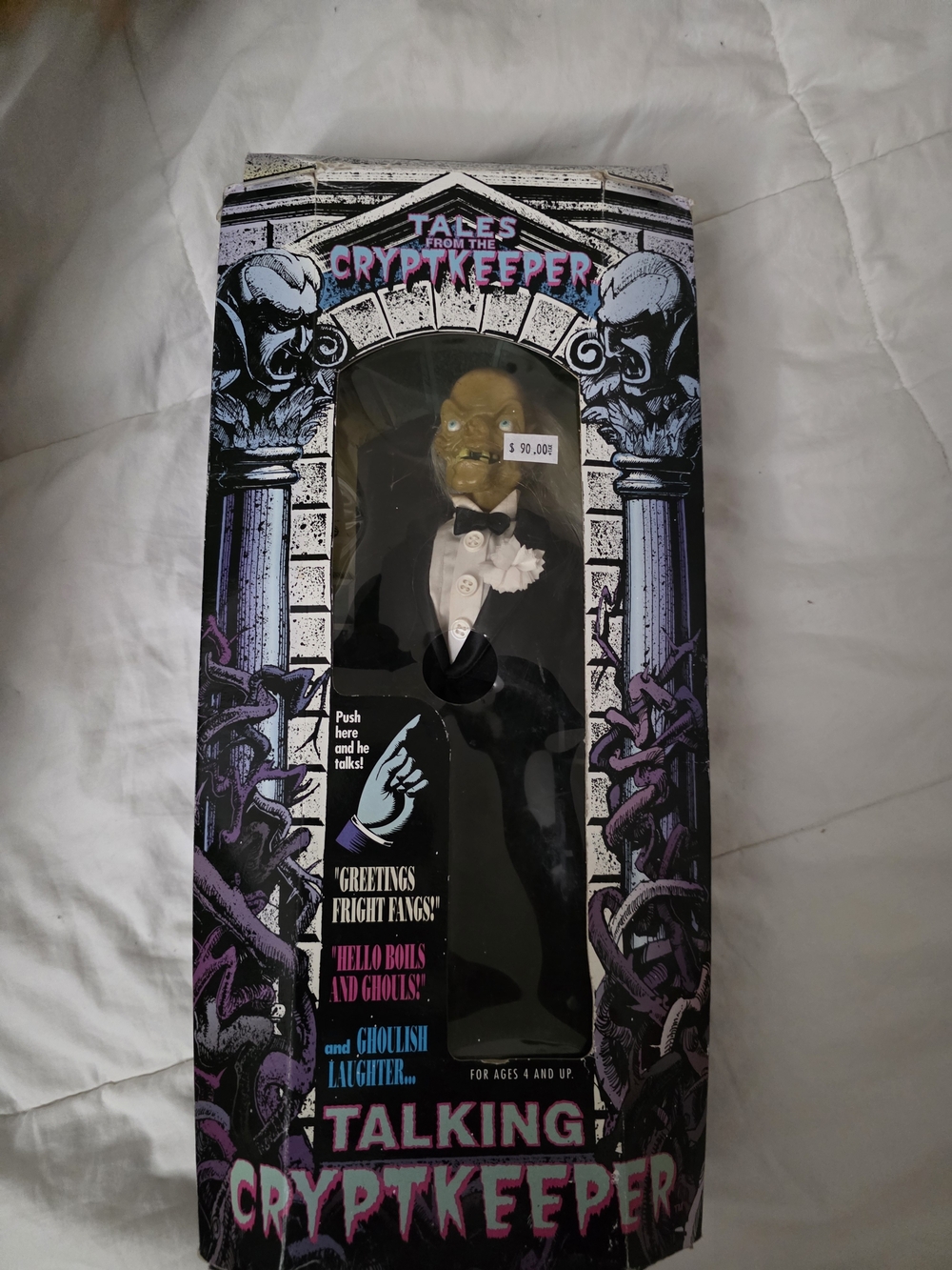 Tales From The Cryptkeeper Talking Figure - Black & White